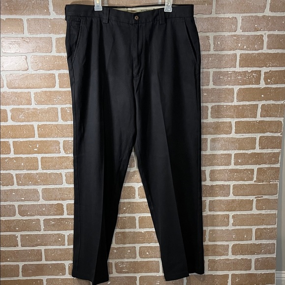 TOMMY BAHAMA pants Black Silk Cotton Size 38 - 32 inseam new - Picture 1 of 9
